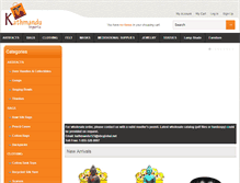 Tablet Screenshot of kathmanduimports.net